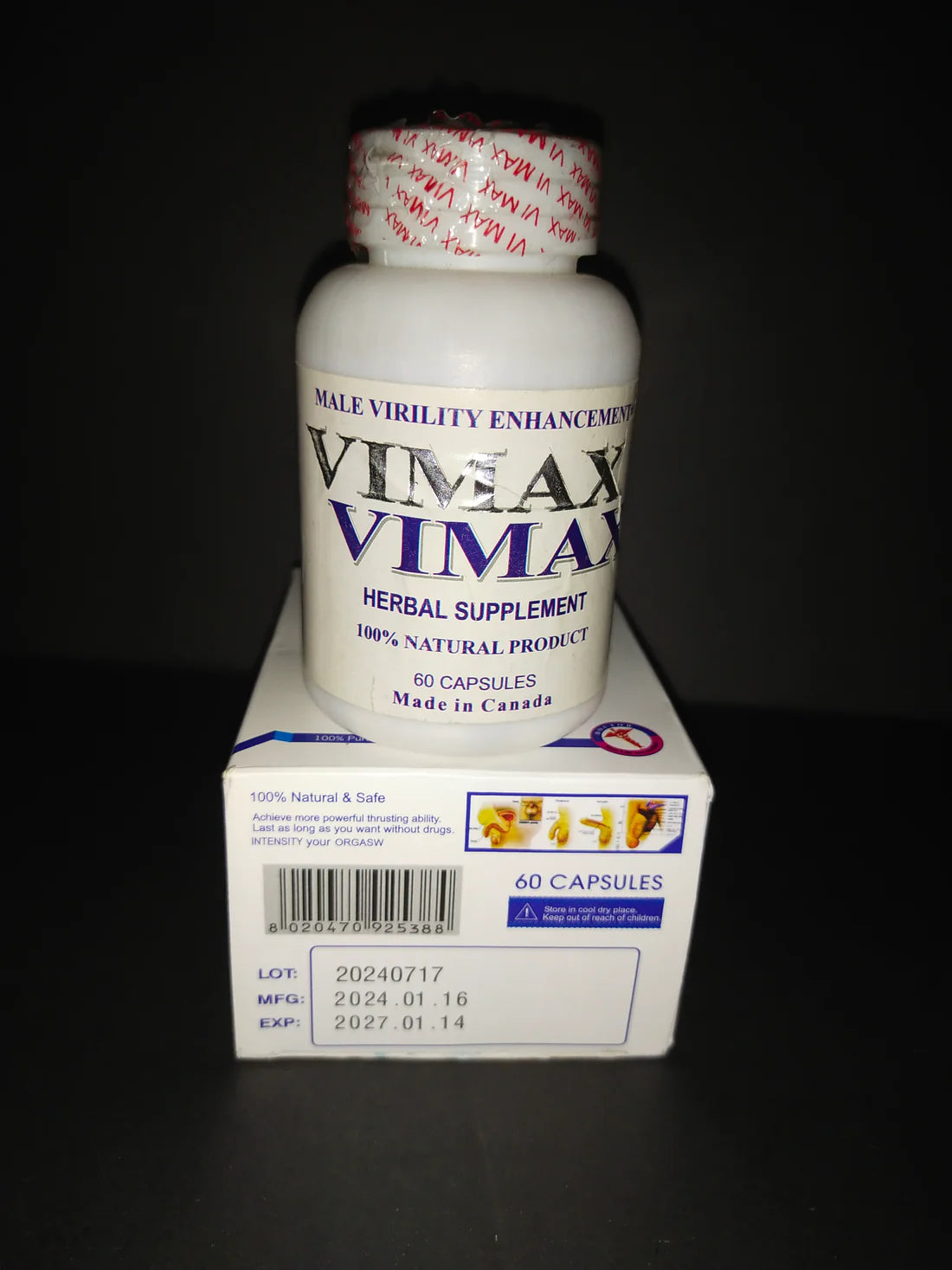 VIMAX® Herbal Supplement for Male Virility Enhancement & Confidence 🔥